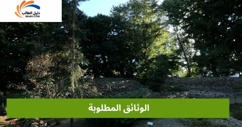 المستندات والوثائق المطلوبة للتقديم