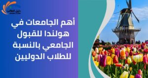 أهم الجامعات في هولندا للقبول الجامعي بالنسبة للطلاب الدوليين
