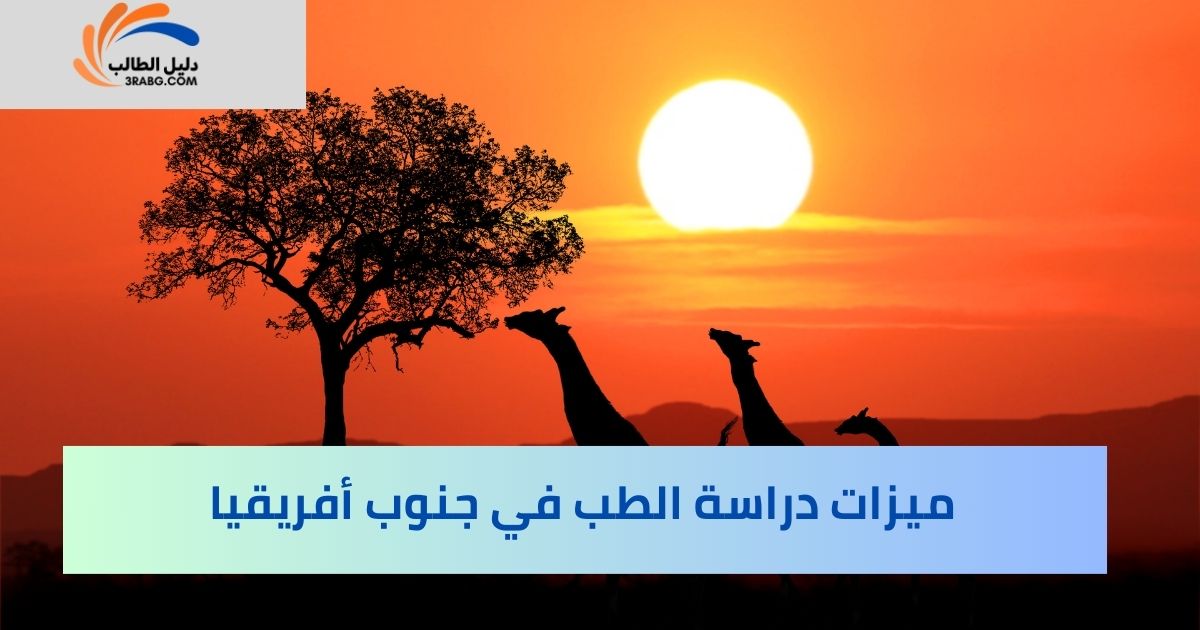 ميزات دراسة الطب في جنوب أفريقيا