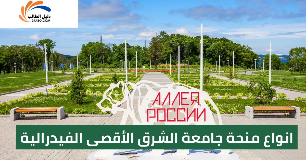 انواع منحة جامعة الشرق الأقصى الفيدرالية