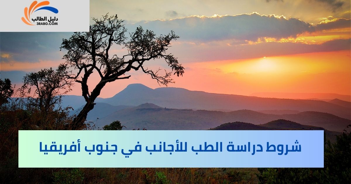 شروط دراسة الطب للأجانب في جنوب أفريقيا