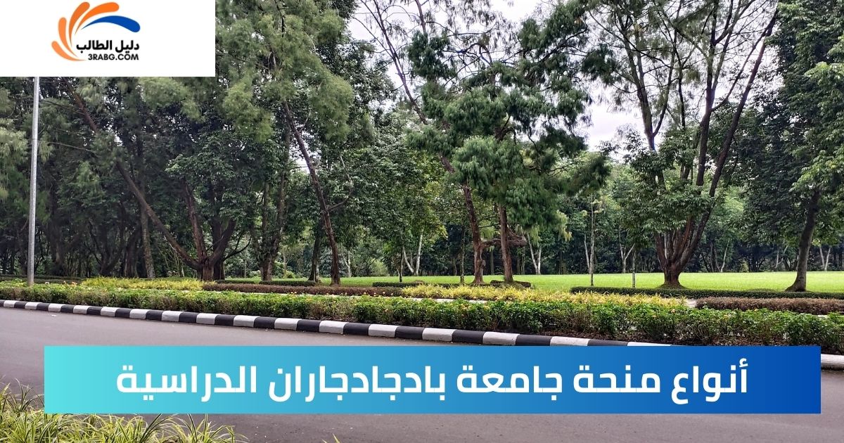 أنواع منحة جامعة بادجادجاران الدراسية