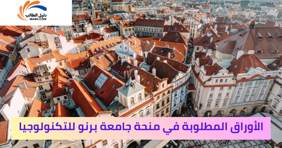 الأوراق المطلوبة في منحة جامعة برنو للتكنولوجيا