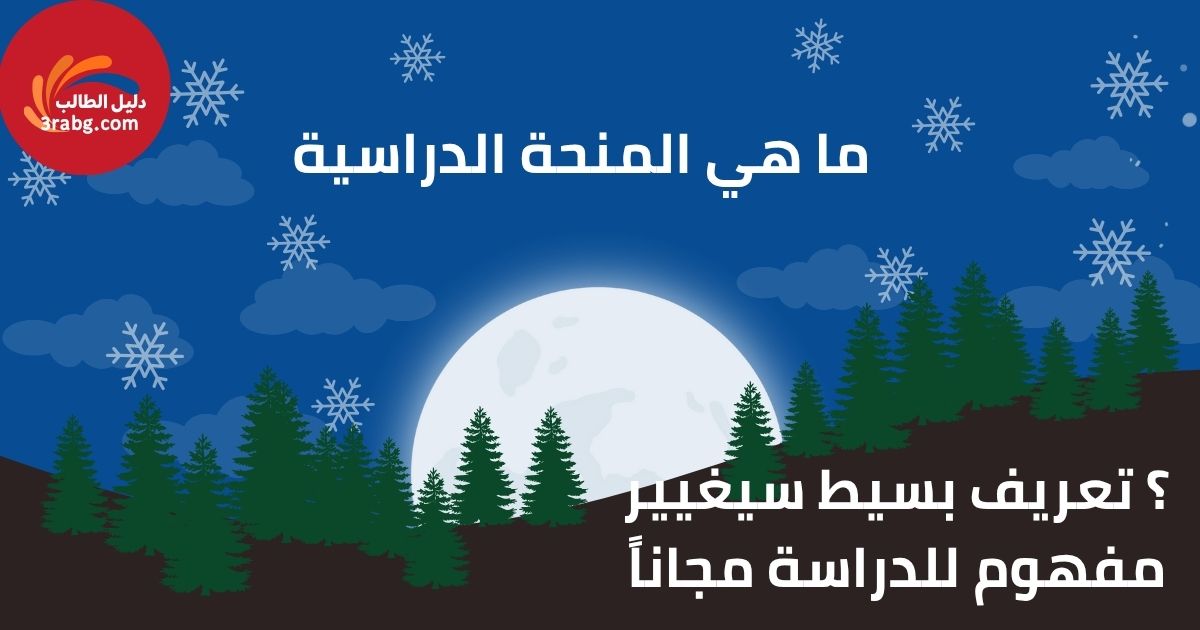 ما هي المنحة الدراسية