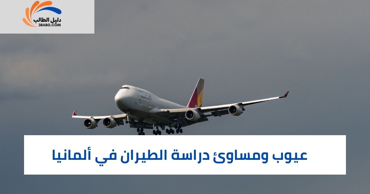 عيوب ومساوئ دراسة الطيران في ألمانيا
