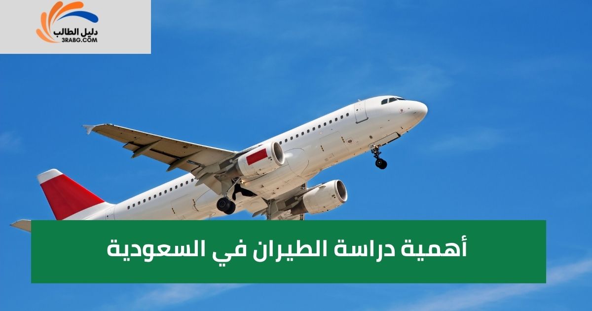 أهمية دراسة الطيران في السعودية