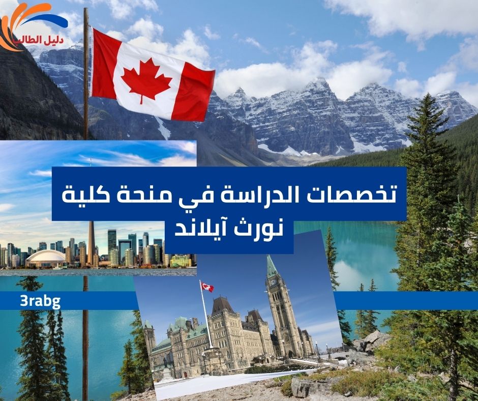 تخصصات الدراسة في منحة كلية نورث آيلاند