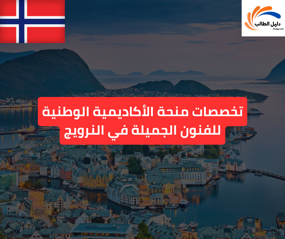 تخصصات منحة الأكاديمية الوطنية للفنون الجميلة في النرويج