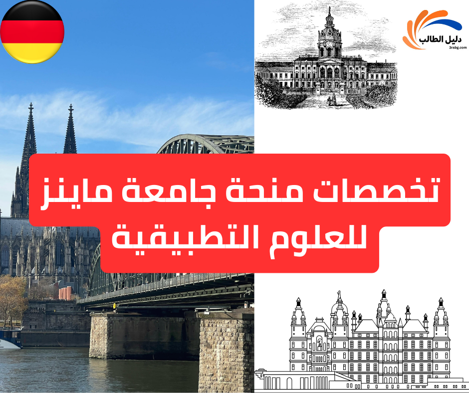 تخصصات منحة جامعة ماينز للعلوم التطبيقية