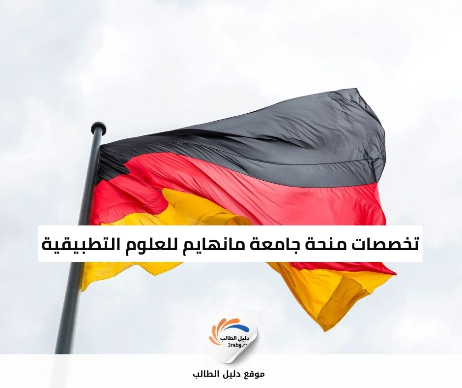 تخصصات منحة جامعة مانهايم للعلوم التطبيقية