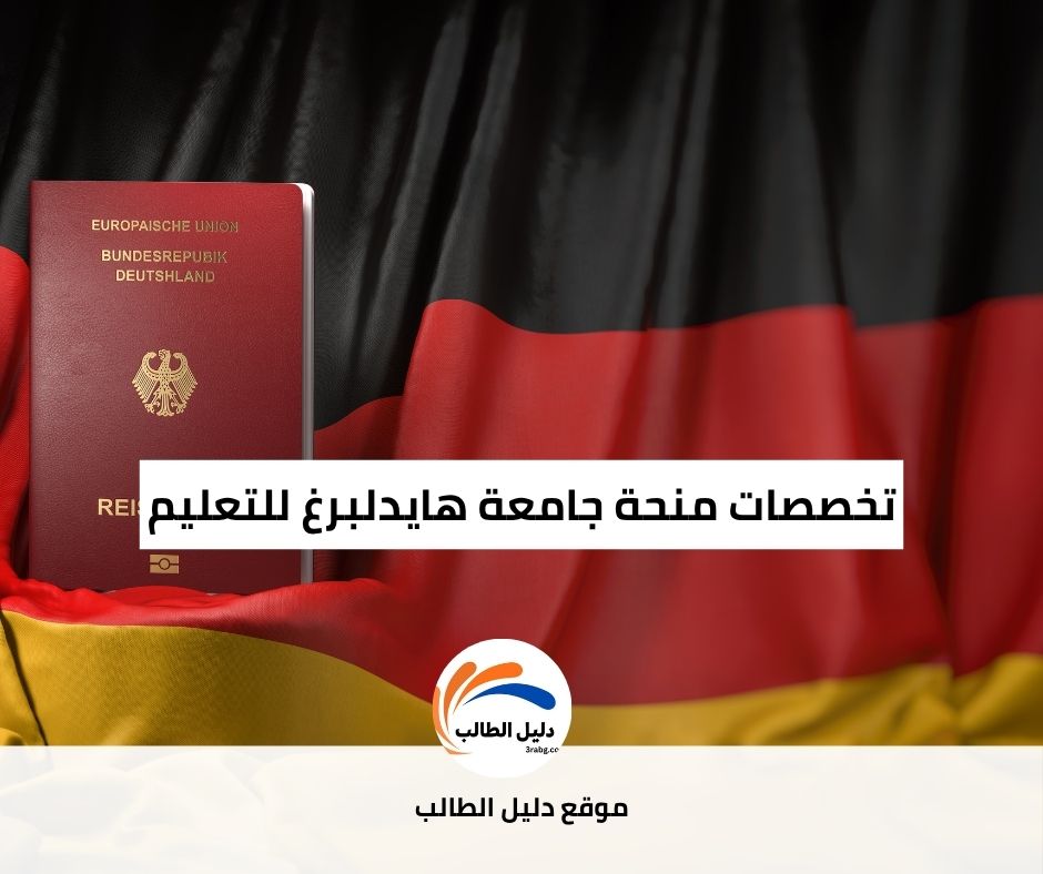 تخصصات منحة جامعة هايدلبرغ للتعليم