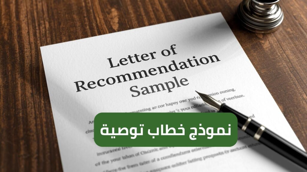 نموذج خطاب توصية لمنحة جامعة الملك عبدالعزيز