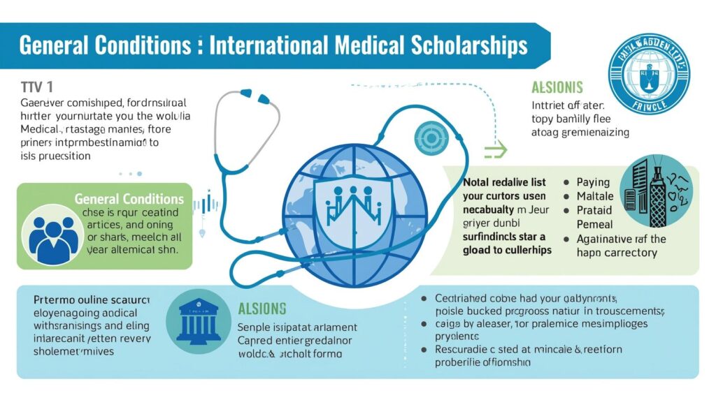 الشروط العامة للمنح الطبية الدولية