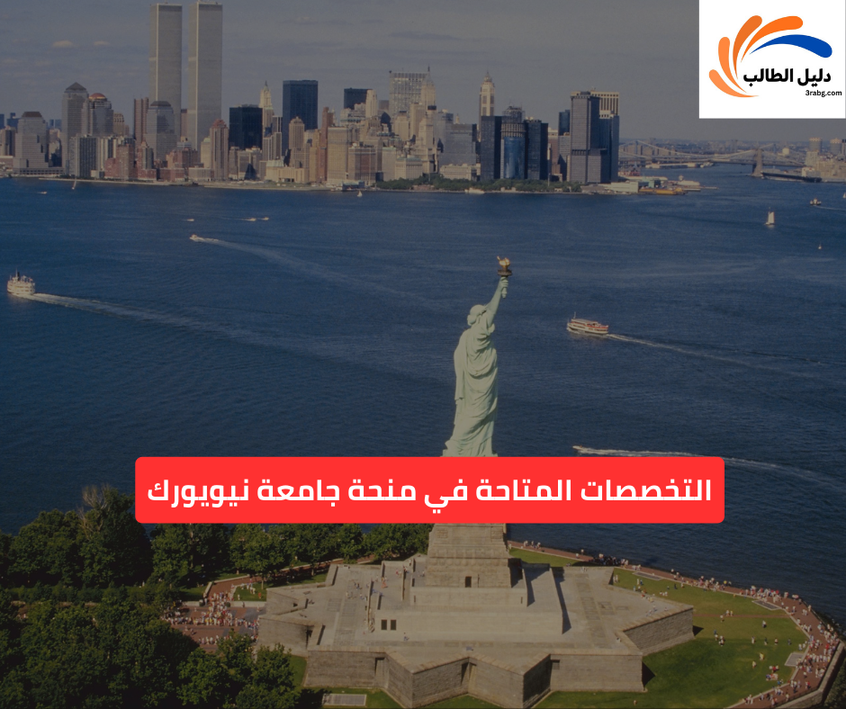 التخصصات المتاحة في منحة جامعة نيويورك