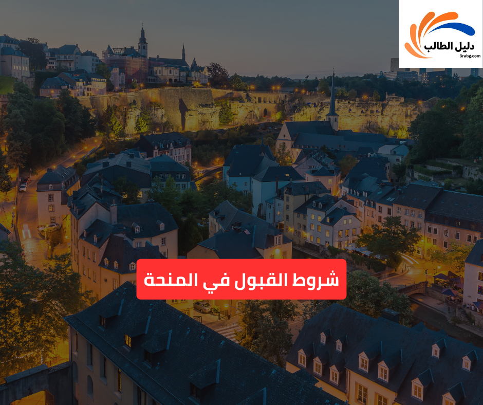 شروط القبول في المنحة