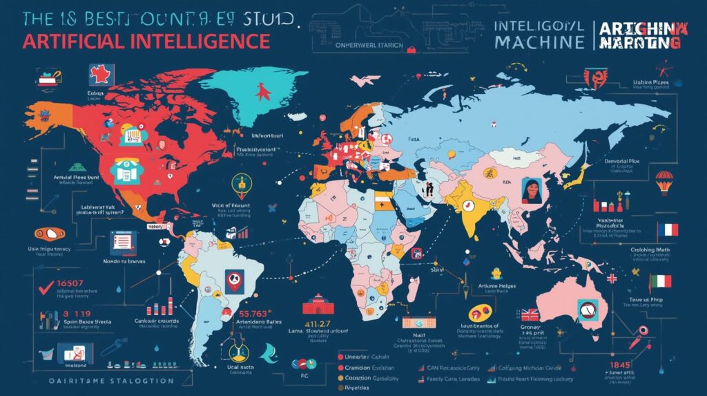 أفضل الدول لدراسة الذكاء الاصطناعي وتعلم الآلة
