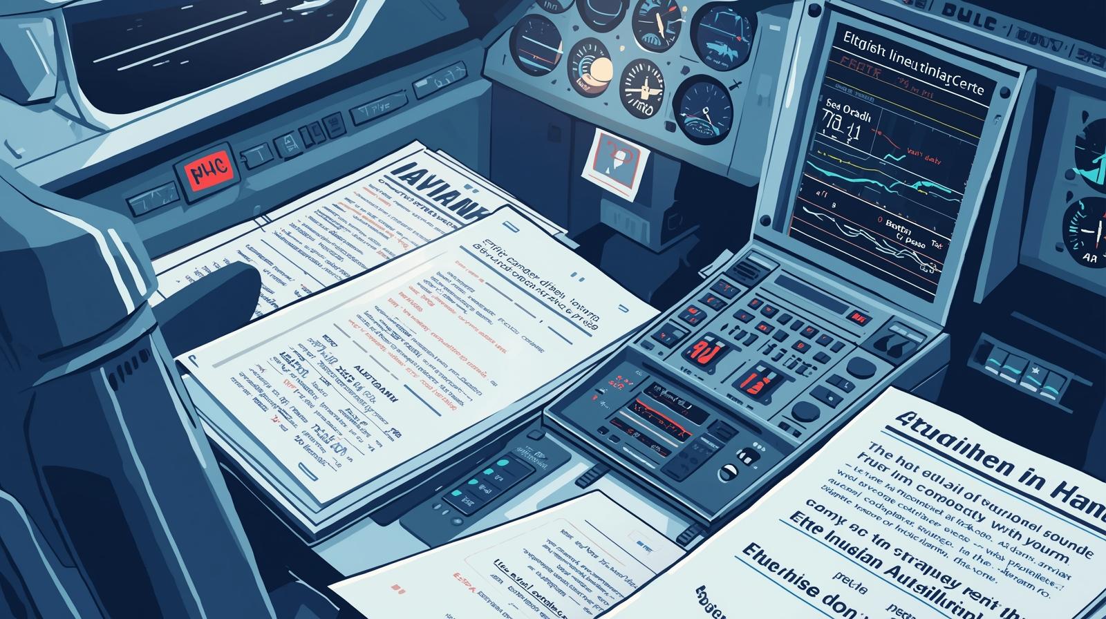 المصطلحات الفنية والملاحية كلها إنجليزية