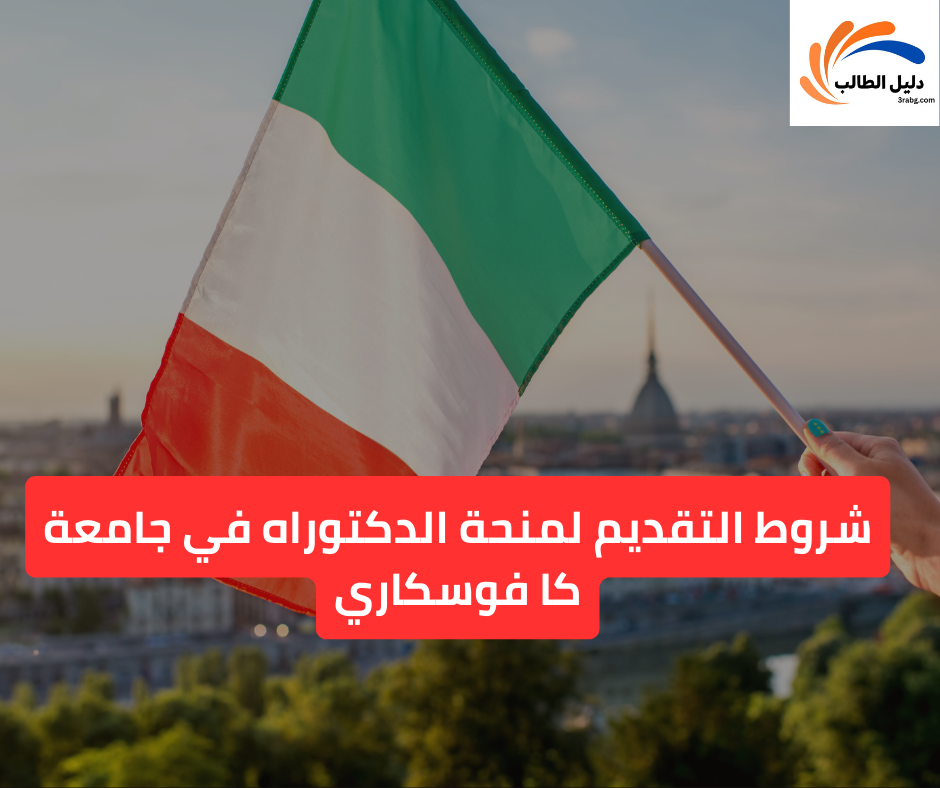 شروط التقديم لمنحة الدكتوراه في جامعة كا فوسكاري