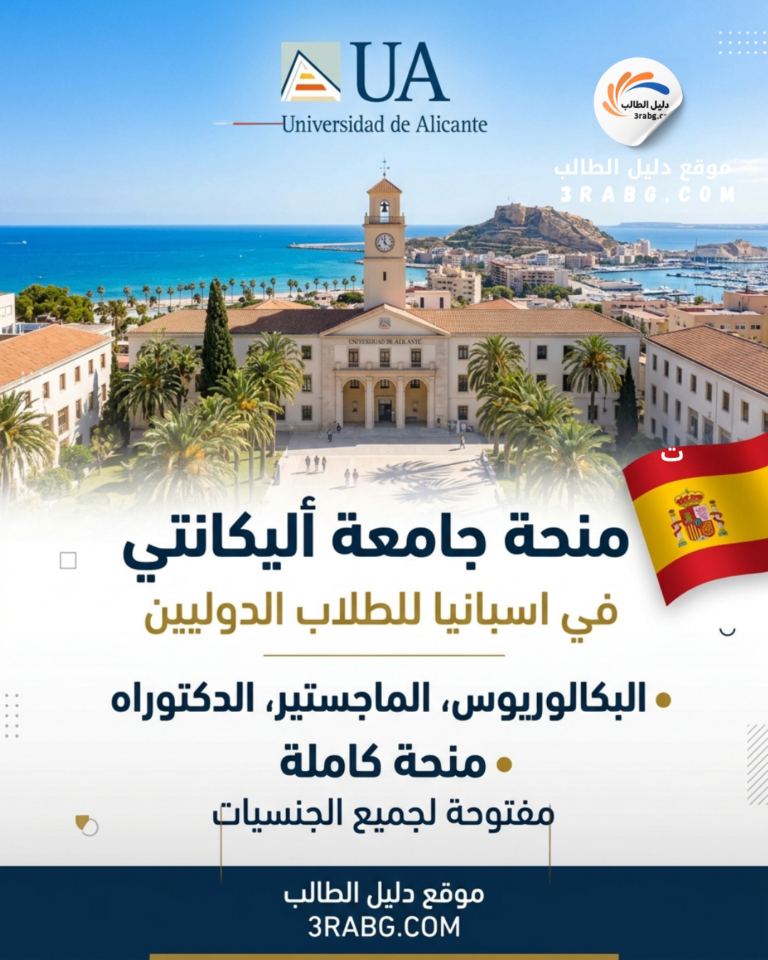 منحة جامعة أليكانتي في اسبانيا