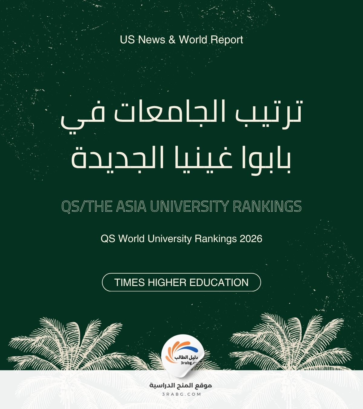 ترتيب الجامعات في بابوا غينيا الجديدة