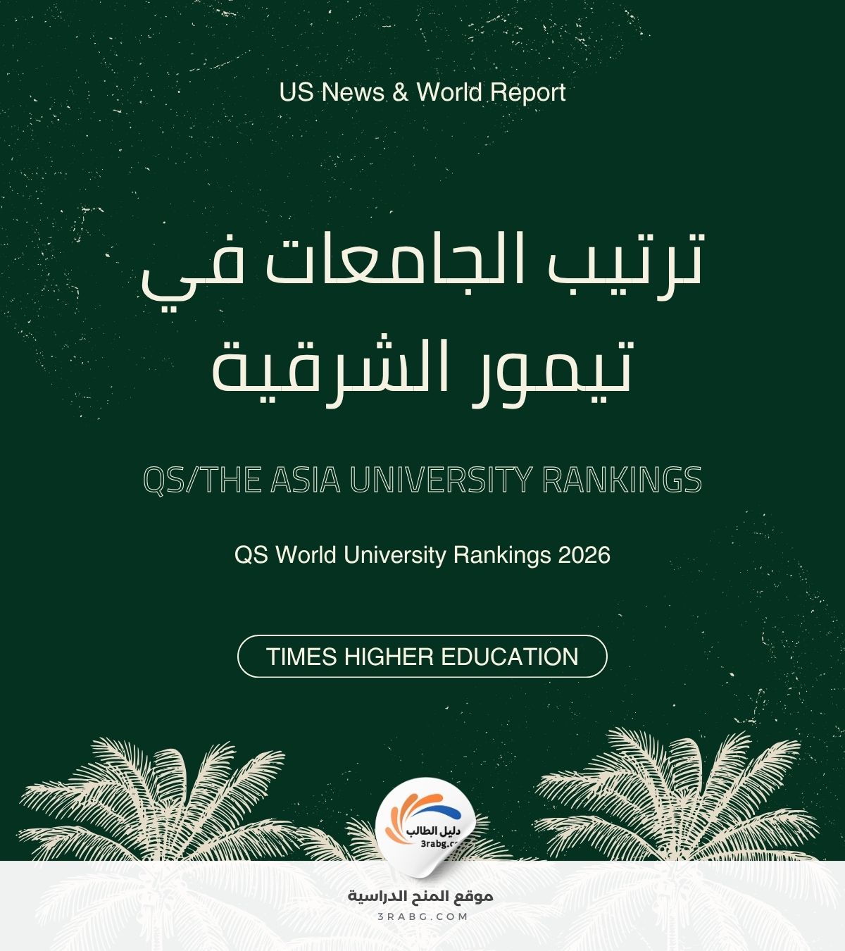 ترتيب الجامعات في تيمور الشرقية