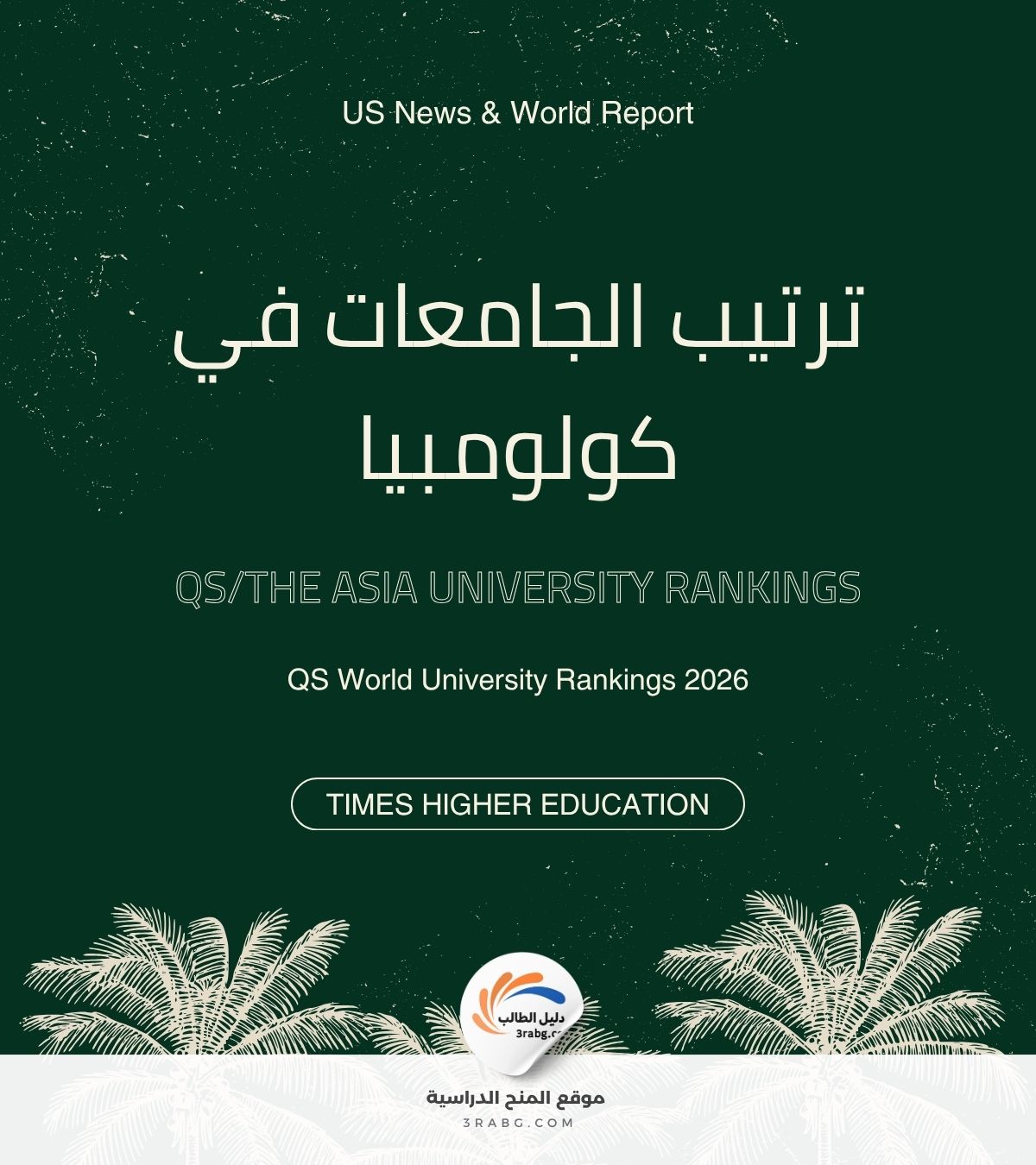 ترتيب الجامعات في كولومبيا