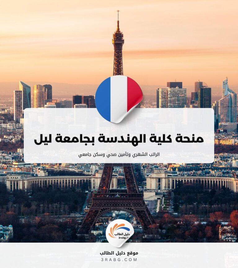 منحة كلية الهندسة بجامعة ليل