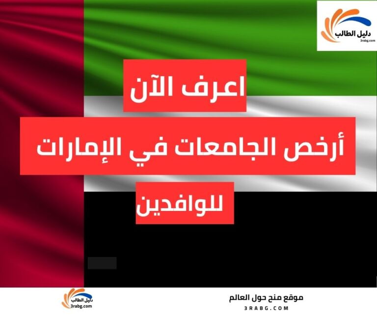 أرخص الجامعات في الإمارات للوافدين