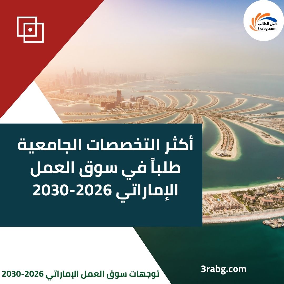أكثر التخصصات الجامعية طلباً في سوق العمل الإماراتي 2026-2030
