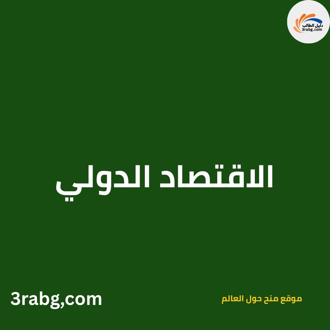 الاقتصاد الدولي