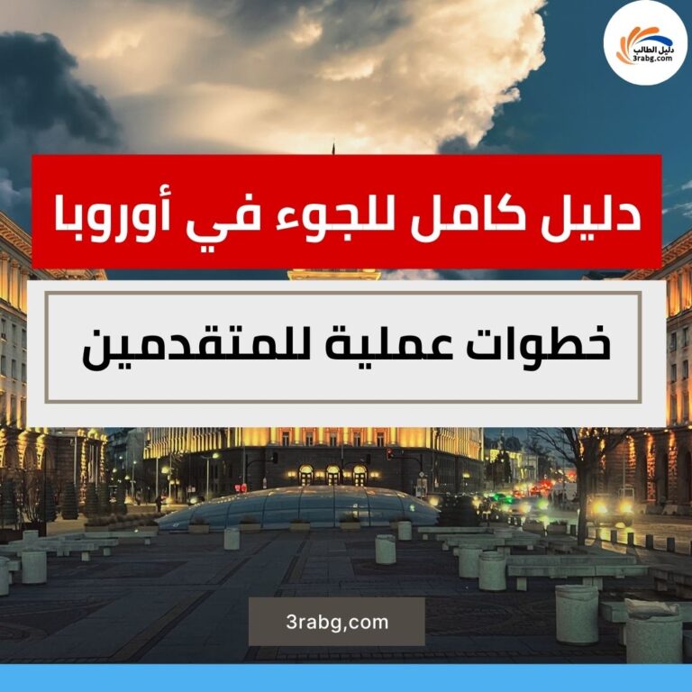 دليل كامل للجوء في أوروبا خطوات عملية للمتقدمين