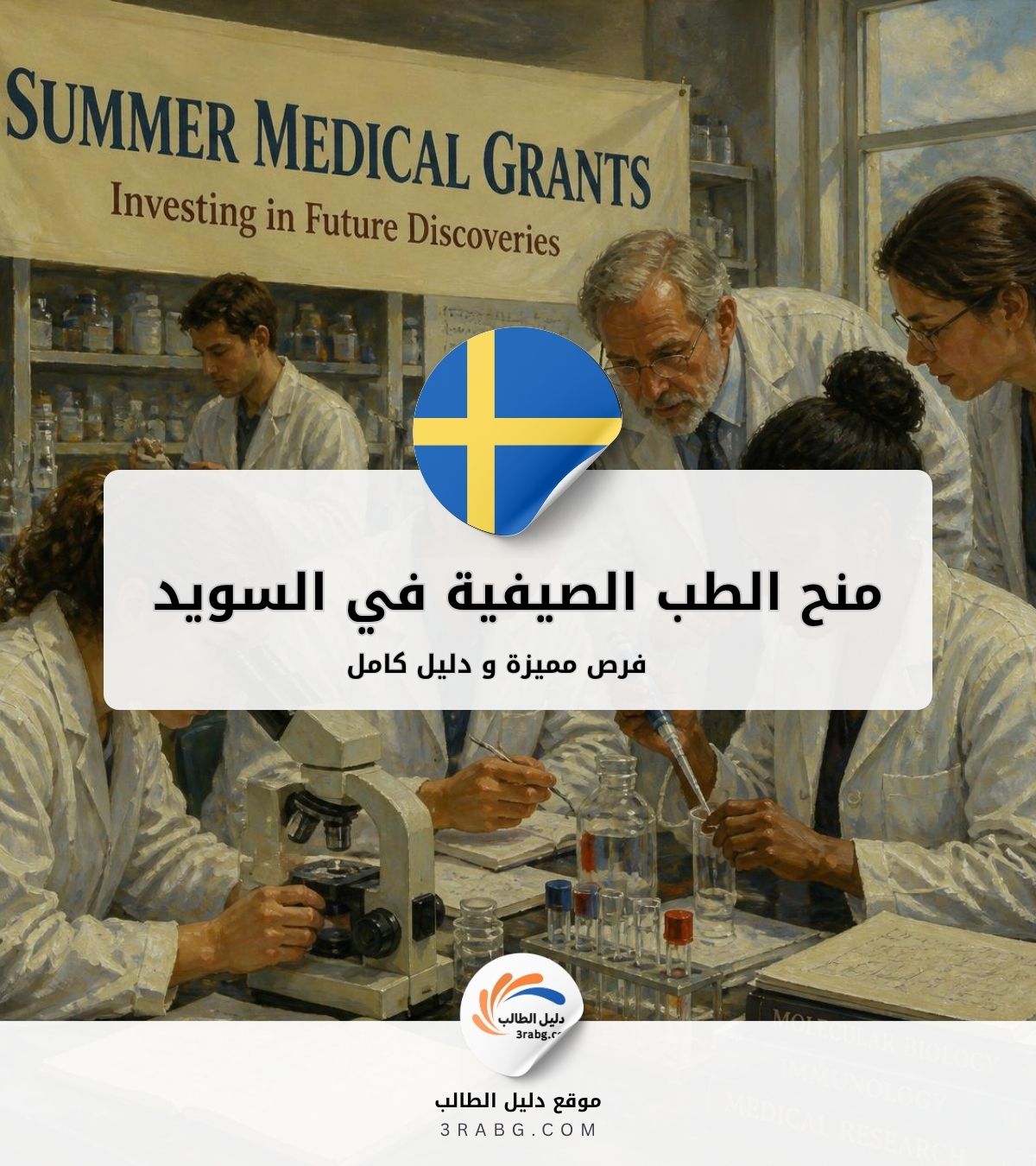 منح الطب الصيفية في السويد | فرص مميزة