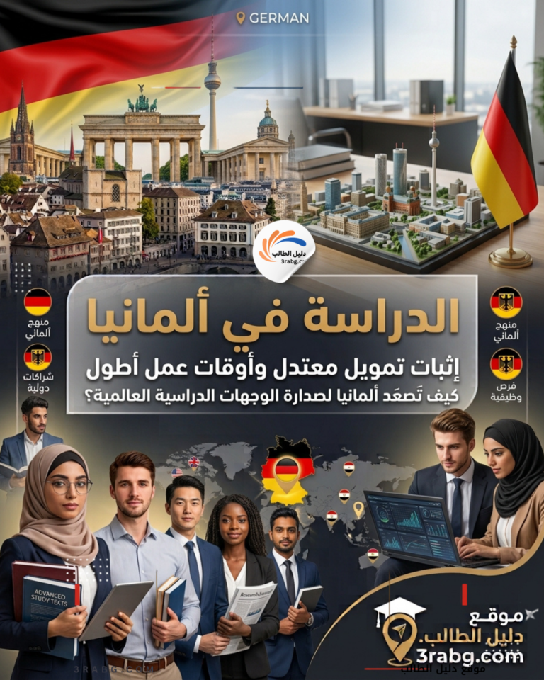 إثبات تمويل الدراسة في ألمانيا معتدل وأوقات عمل أطول | كيف تَصعَد ألمانيا لصدارة الوجهات الدراسية العالمية؟