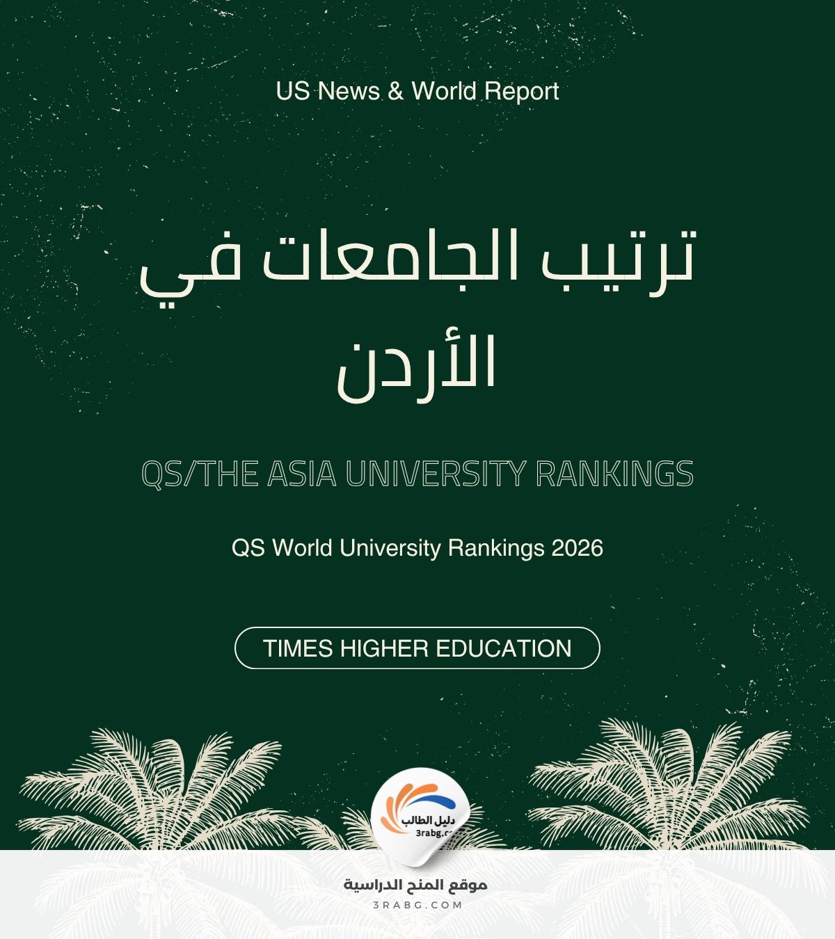 ترتيب الجامعات في الأردن
