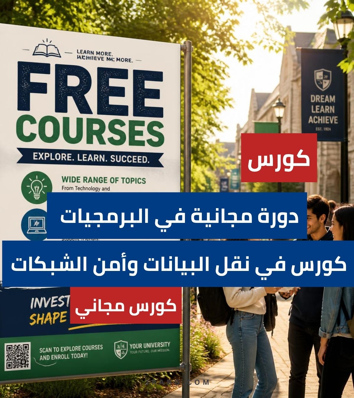 كورس في نقل البيانات وأمن الشبكات