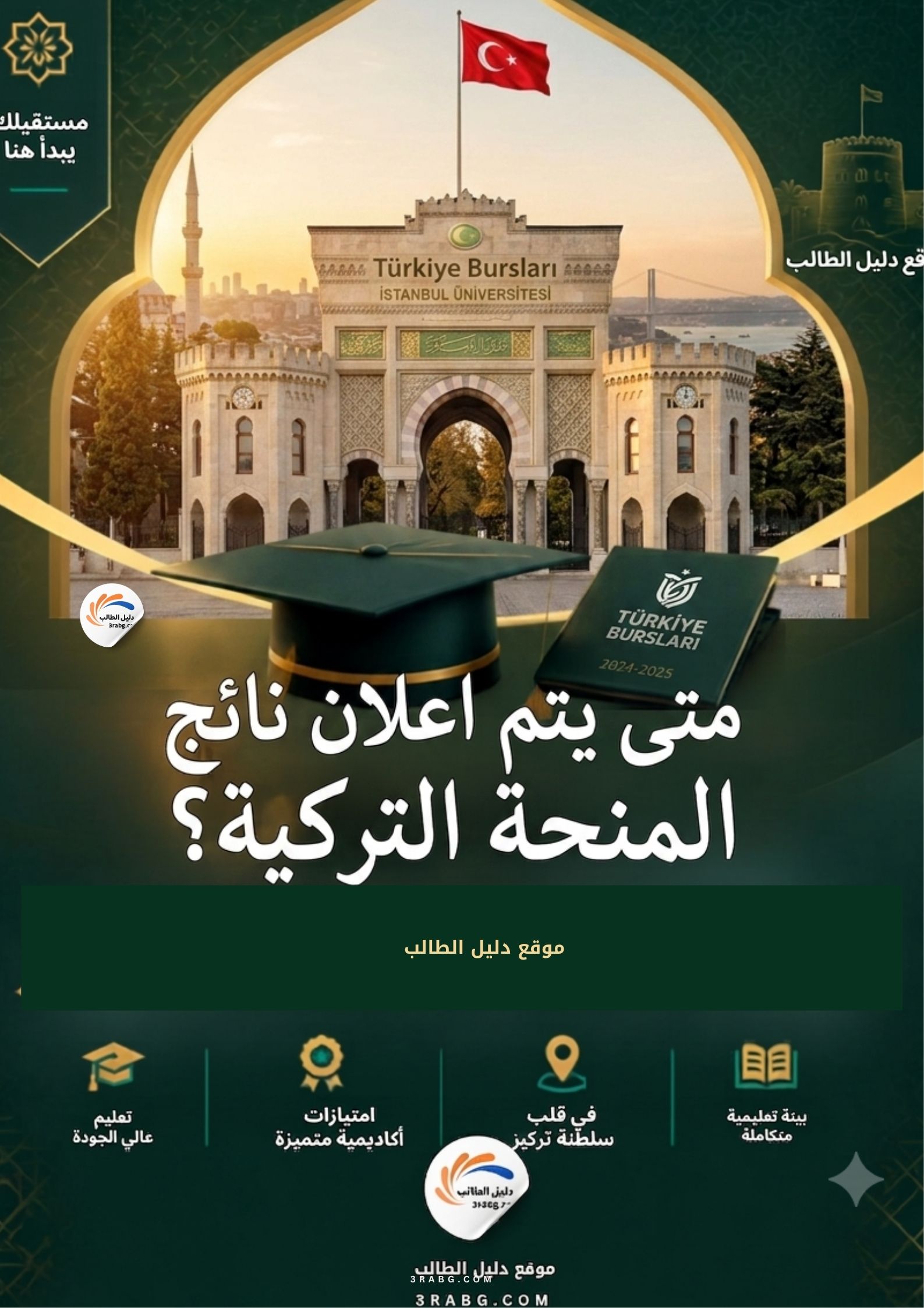متى يتم اعلان نتائج المنحة التركية؟