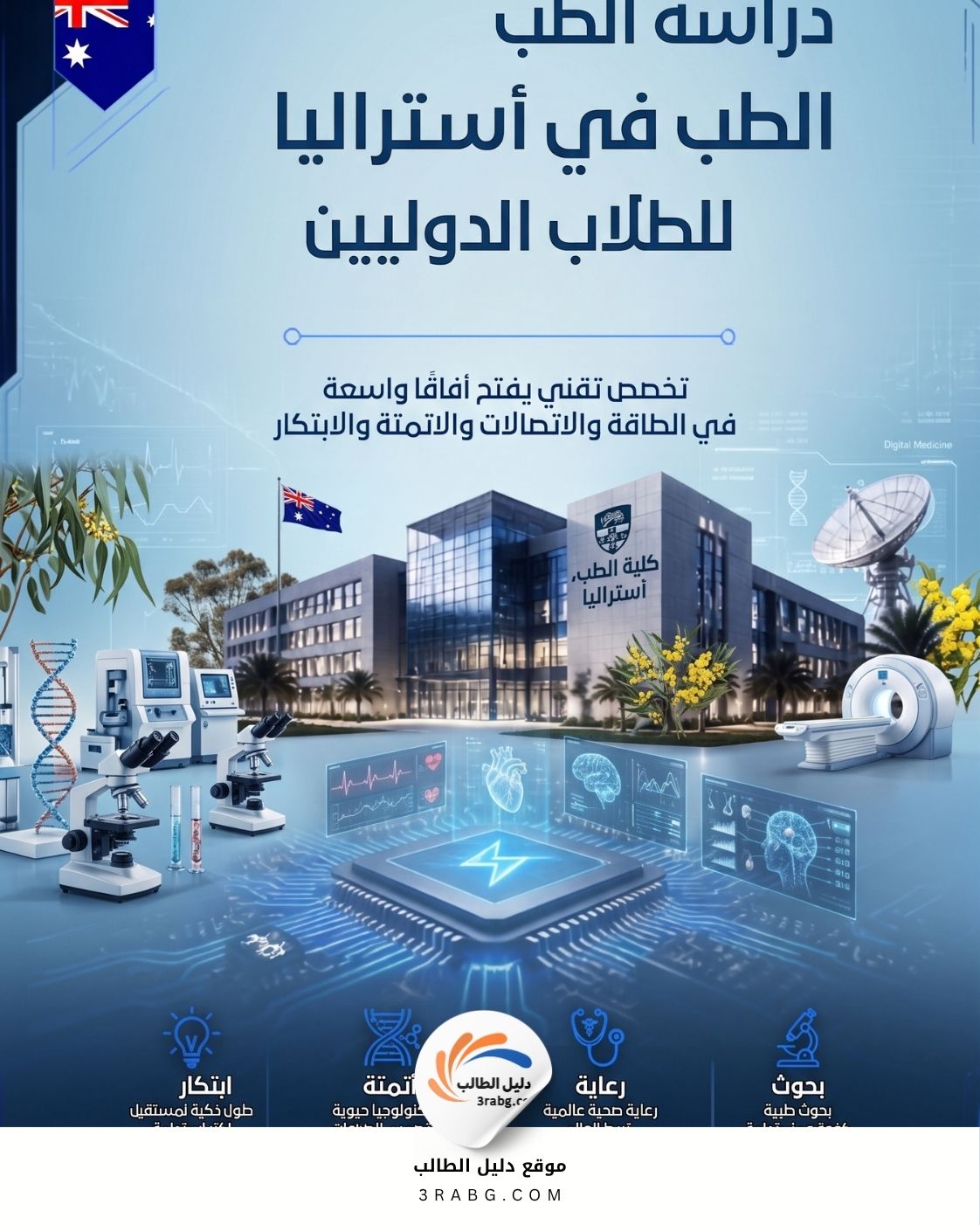 دراسة الطب في أستراليا مجاناً