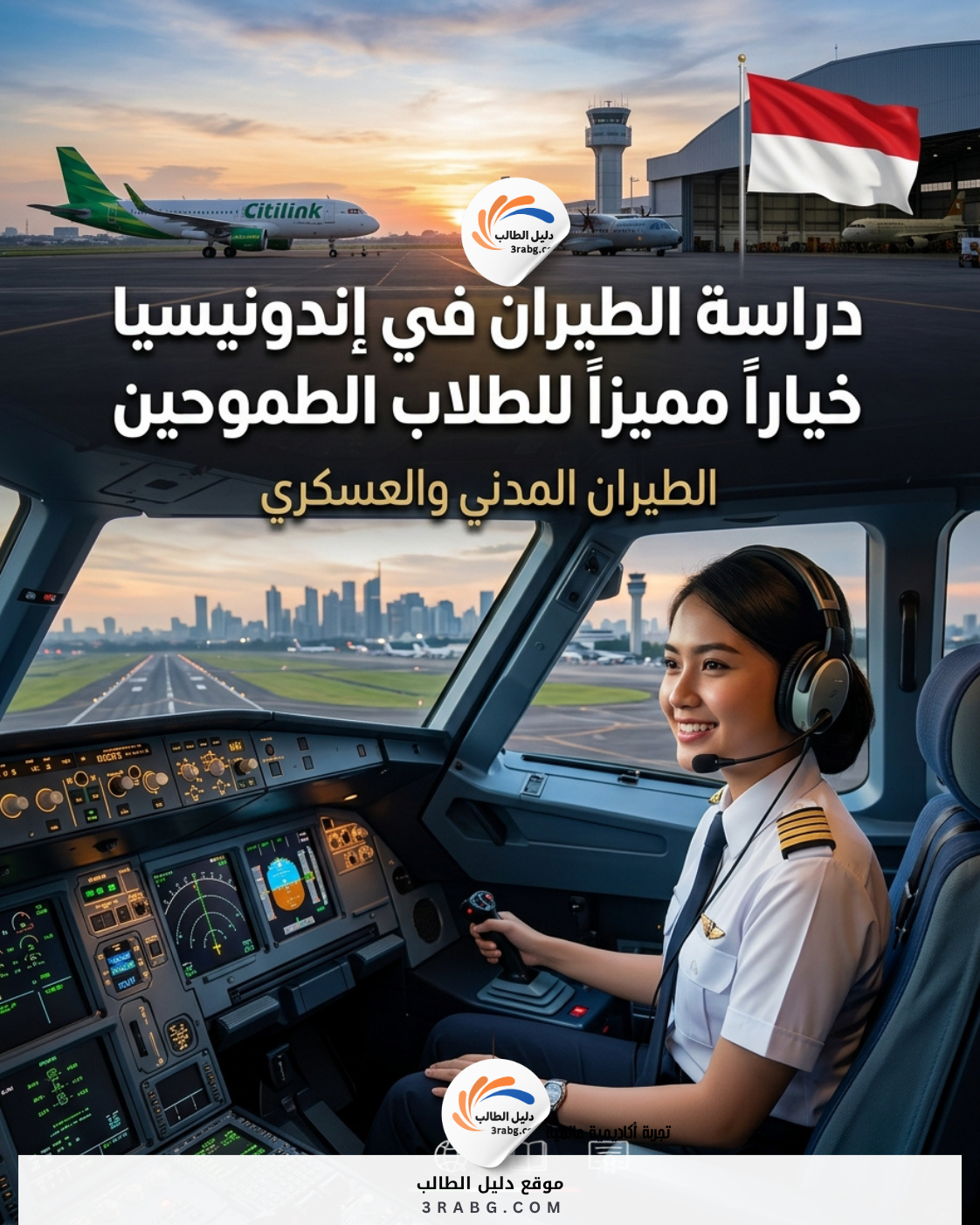 دراسة الطيران في إندونيسيا
