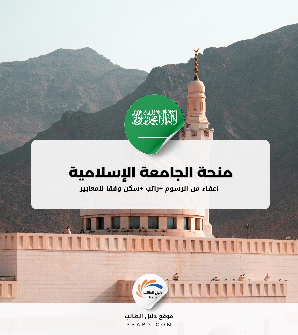 كيفية التقديم على منحة الجامعة الإسلامية بالمدينة المنورة | الممولة بالكامل للدراسة في السعودية