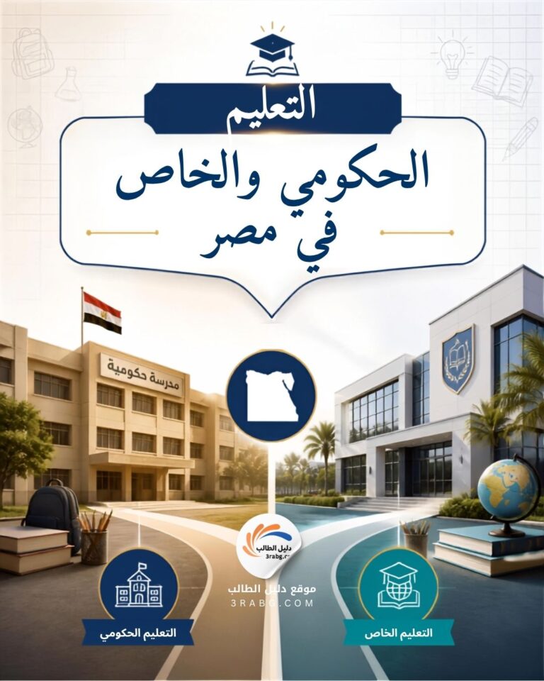 التعليم الحكومي والخاص في مصر